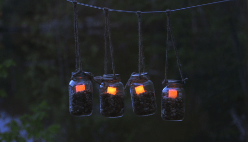 mason jar lantern