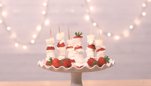 Strawberry Shortcake Skewers