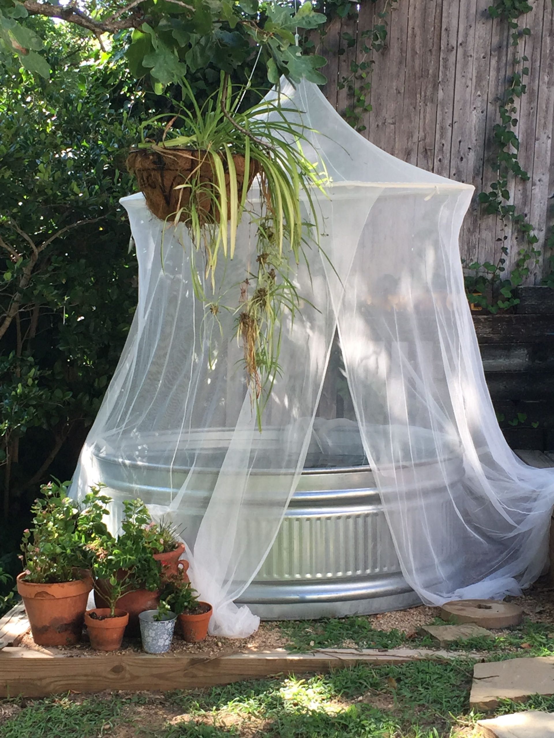 Add mosquito netting