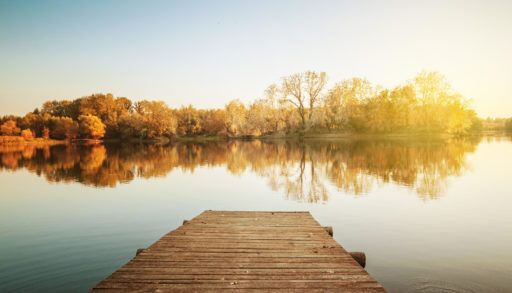 The lake on an Autumn day