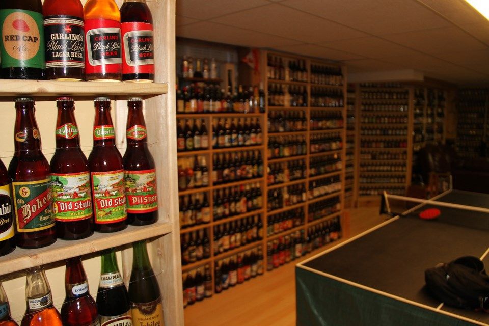 One wall of beers