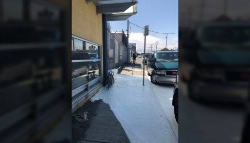 Beer flowing in Victoria street