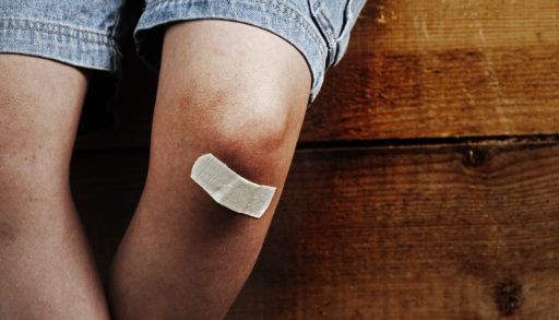 band-aid-on-child's-knee
