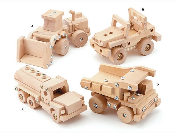 Lee Valley's wooden toy kits