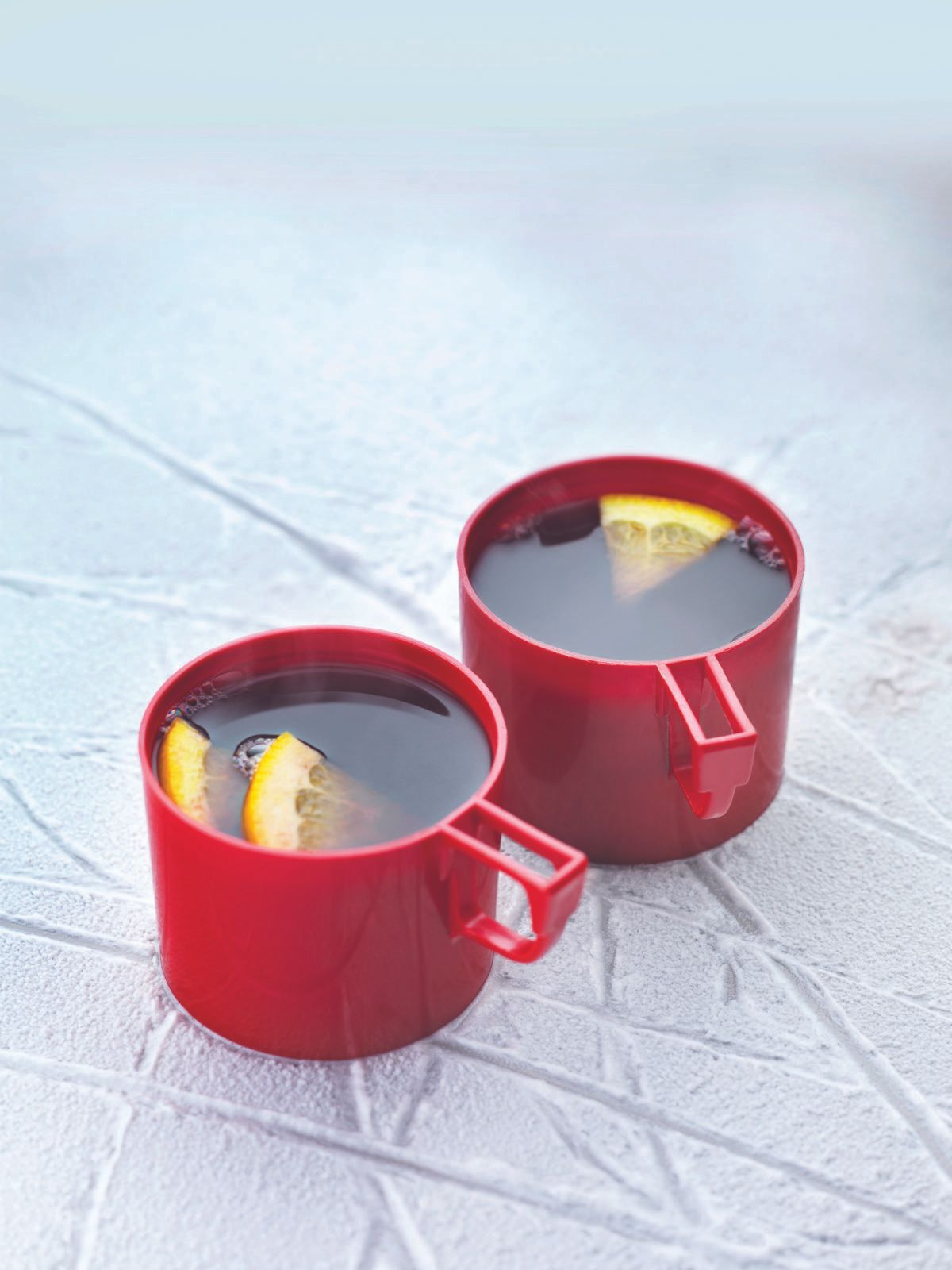 Warm caribou cocktails in red camp cups