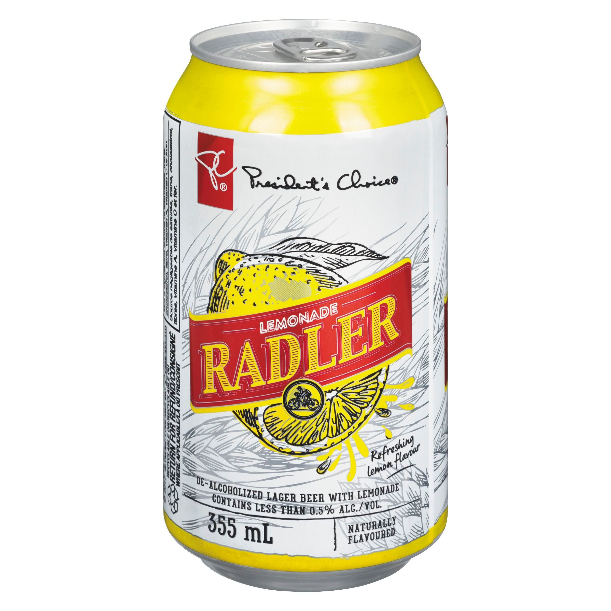 A can of President's Choice Radler