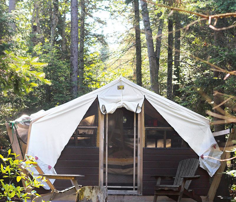 wall-tent-between-trees-in-cottage-country
