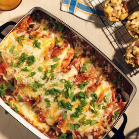 Breakfast enchiladas