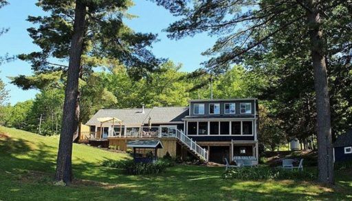 The Haliburton cottage on Mirror Lake.