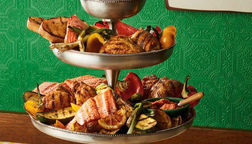 colourful-trays-of-grilled-vegetables-and-meat