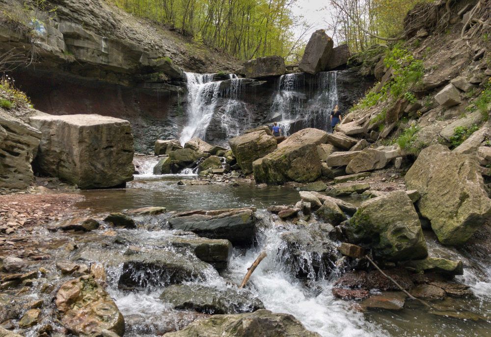 waterfall-on-hike-ontario