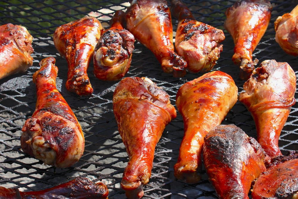 turkey-legs-on-the-barbecue