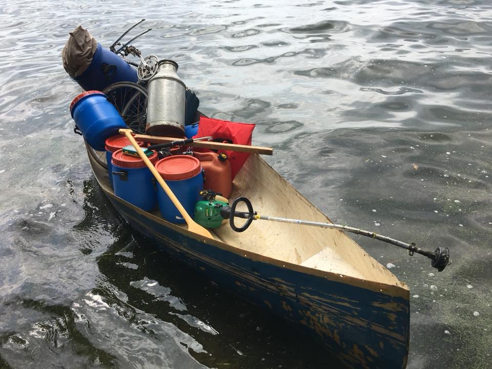canoe packed for moving and later tax deduction