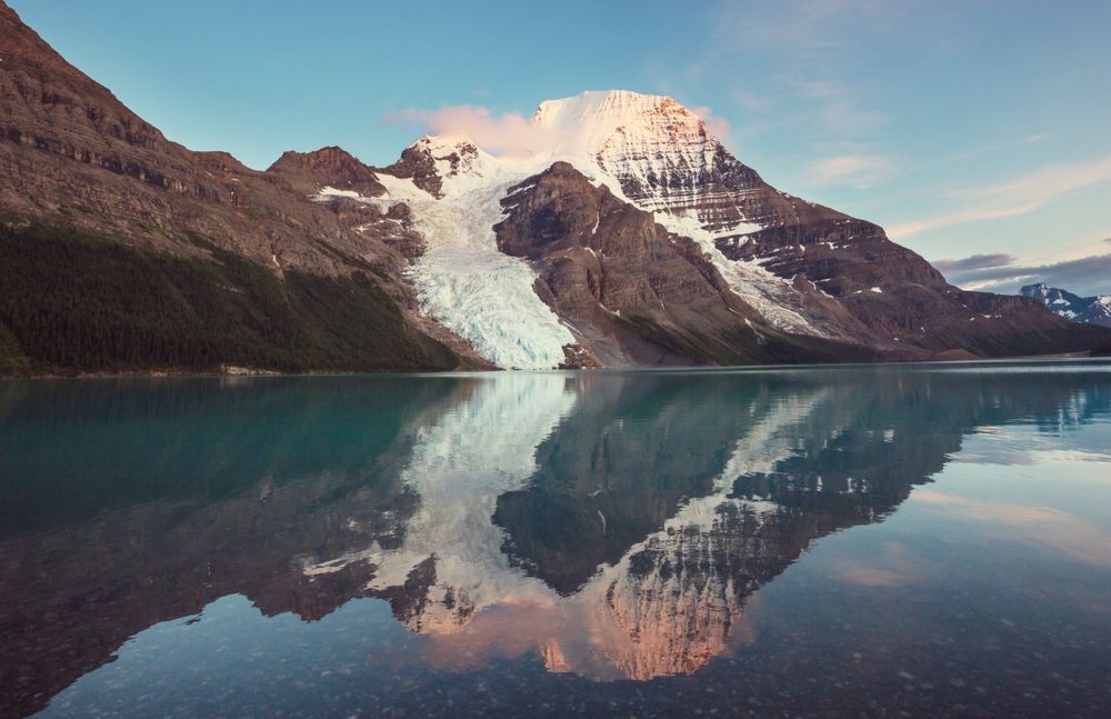 mountains, Beautiful Mount Robson in summer season, Canada