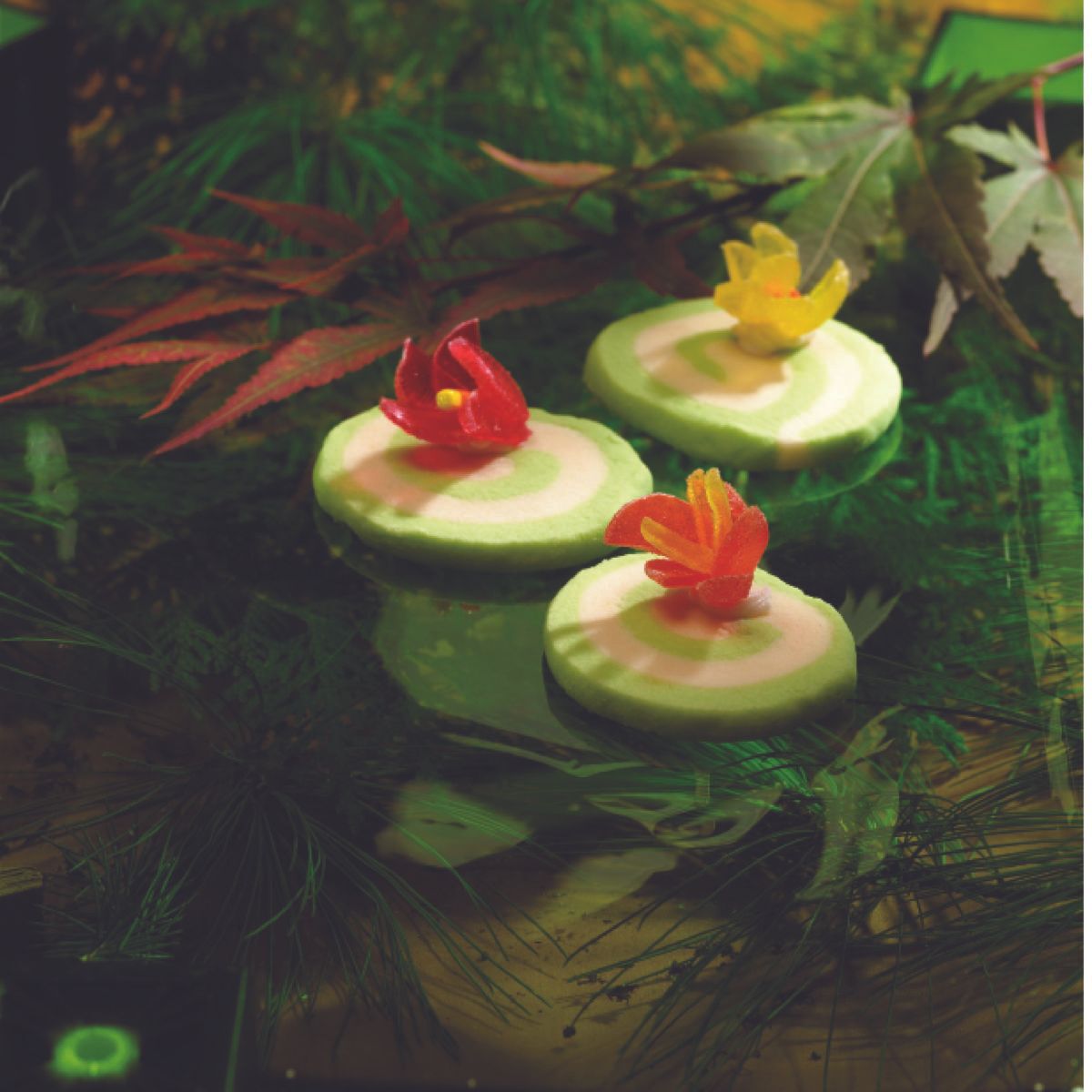 shortbread lily pads