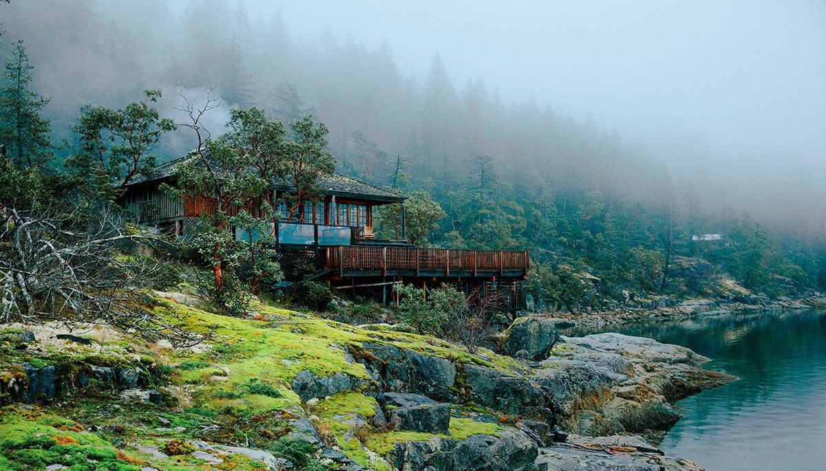 Grant Lawrence’s cabin in Desolation Sound, B.C.