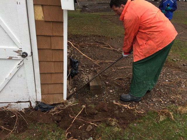 wreckage after flooding