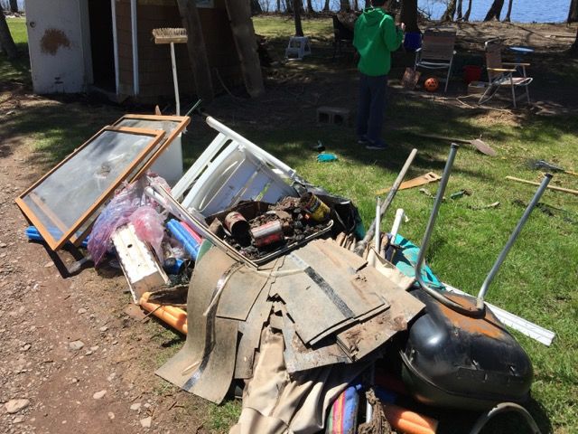 wreckage after flooding