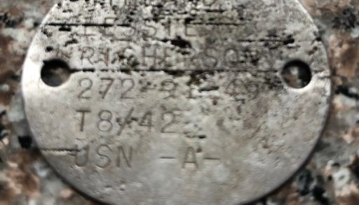 Dog tag found on the beach