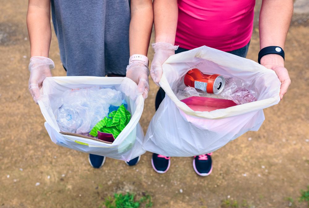 Plogging: jogging and collecting garbage