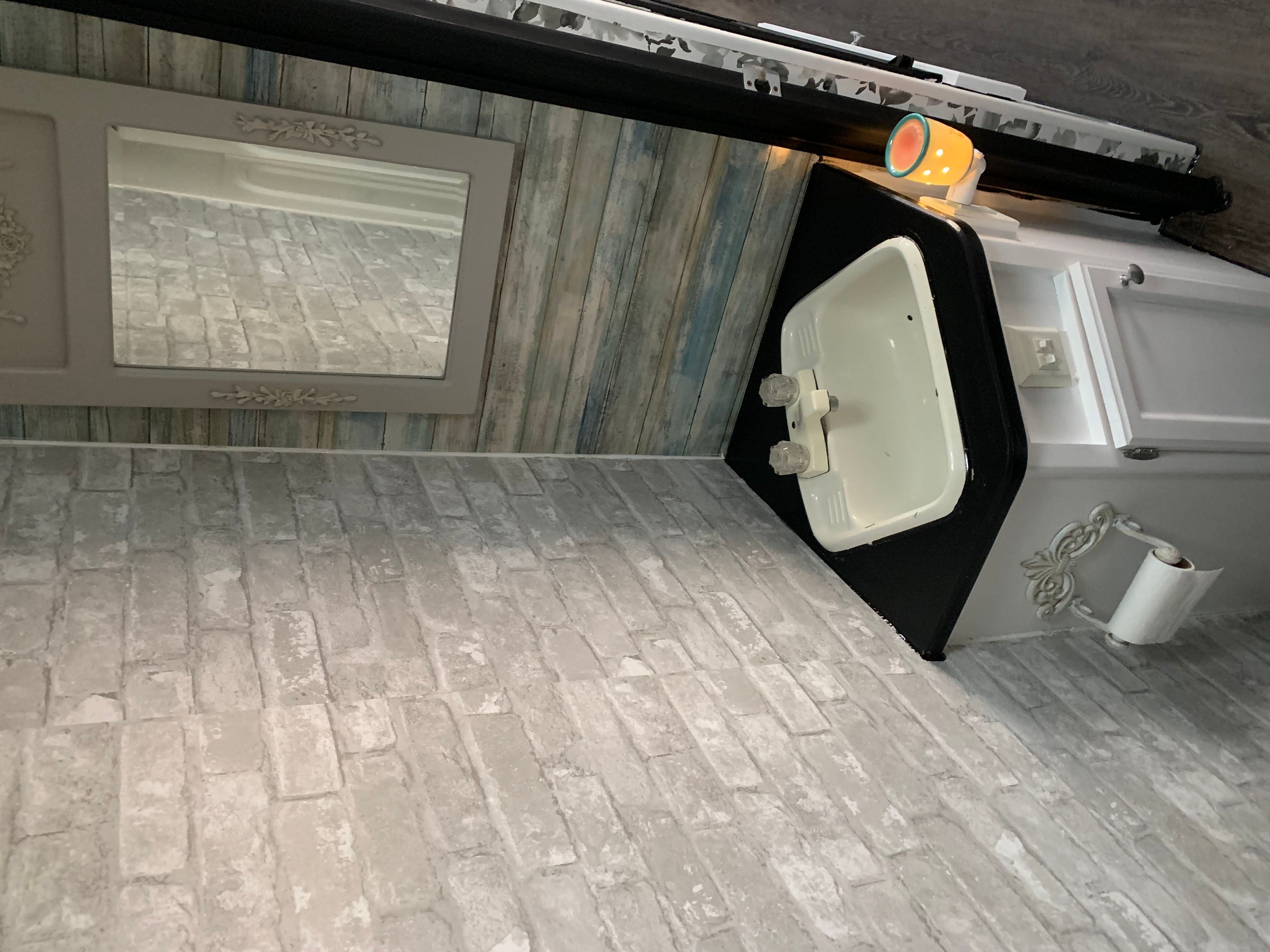 bathroom interior after