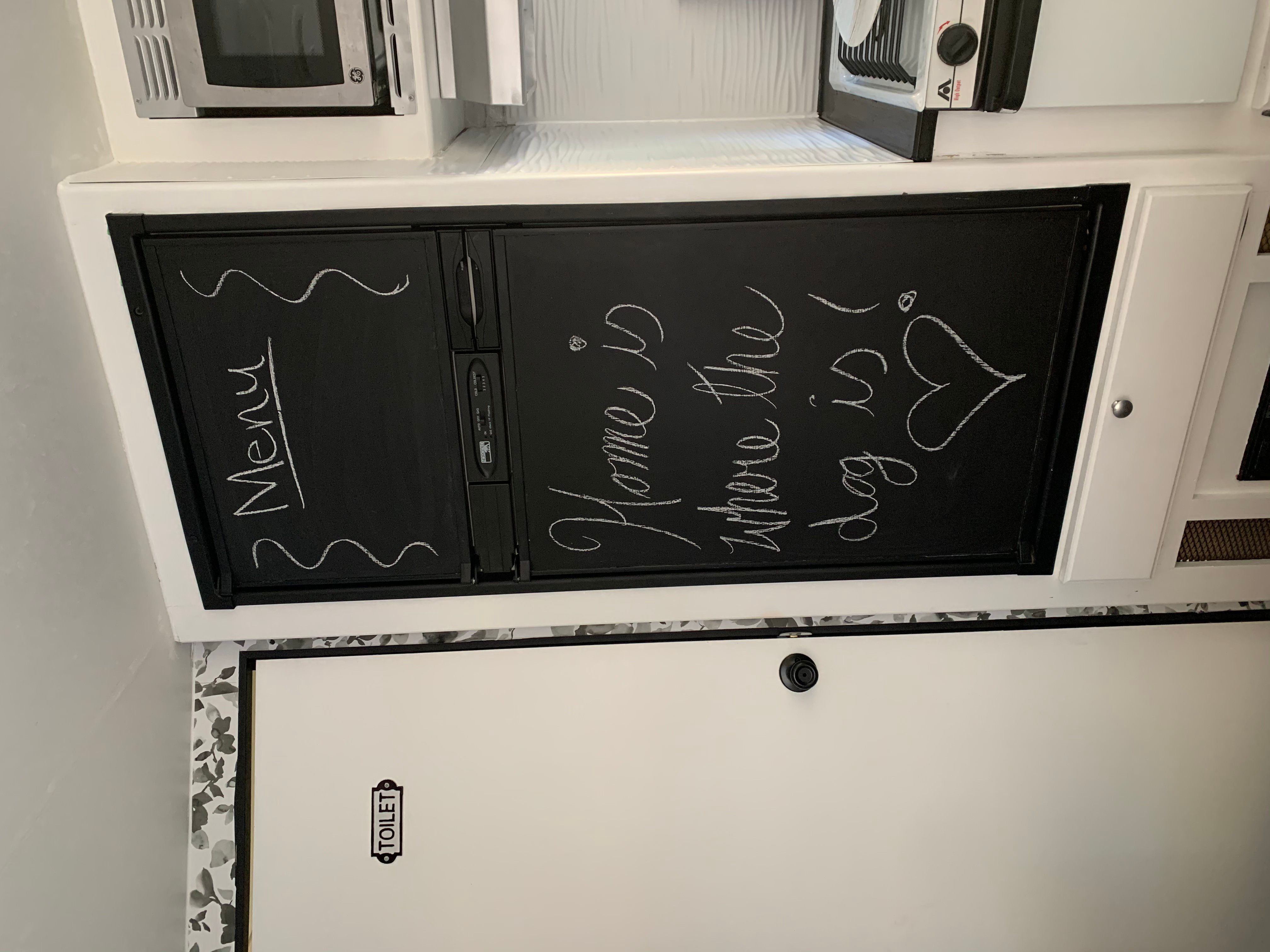 chalkboard fridge