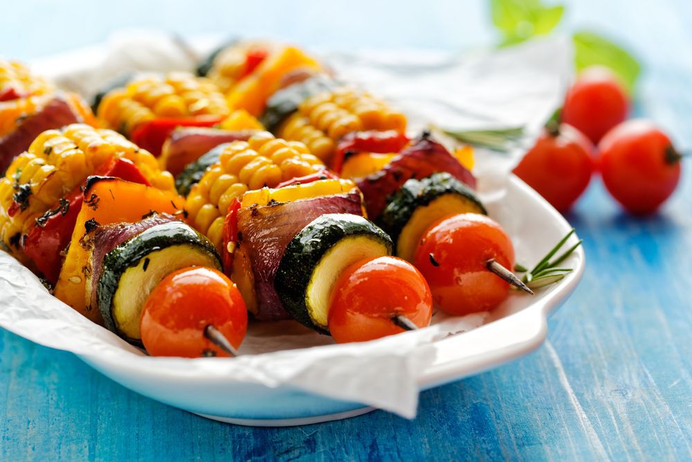 vegetarian skewers