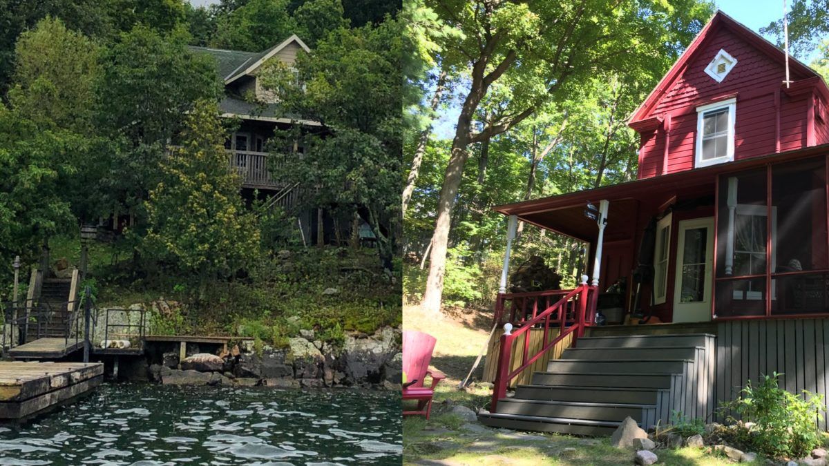 two cottage side by side