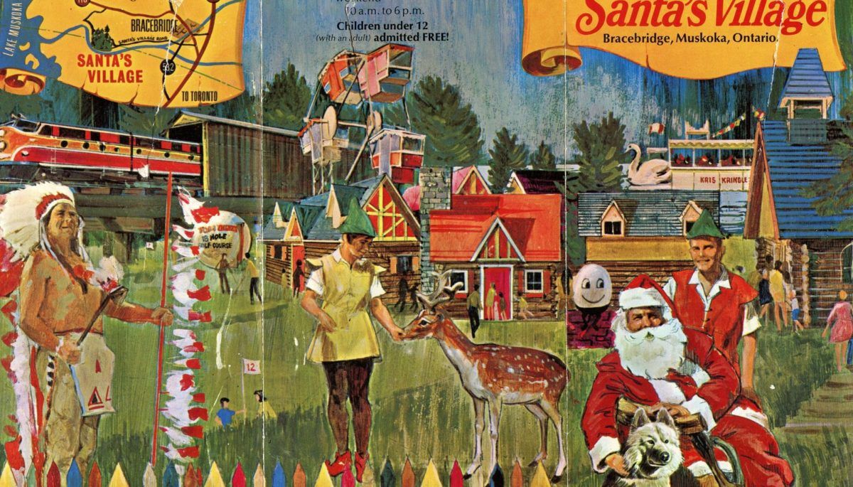 santas village brochure front