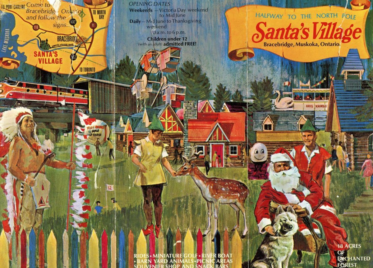 santas village brochure front