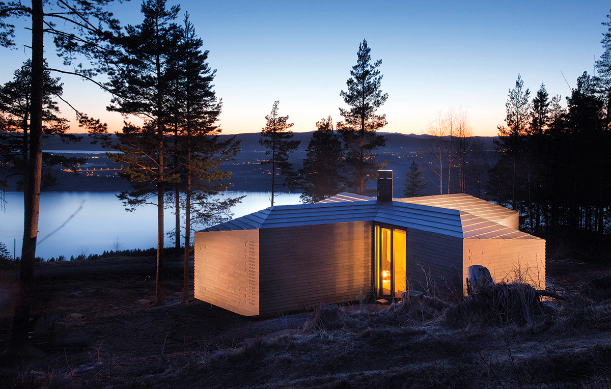 cabin at norderhov in colin and justin's book escapology