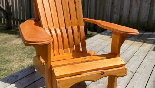 lumbar supports on Muskoka Chair