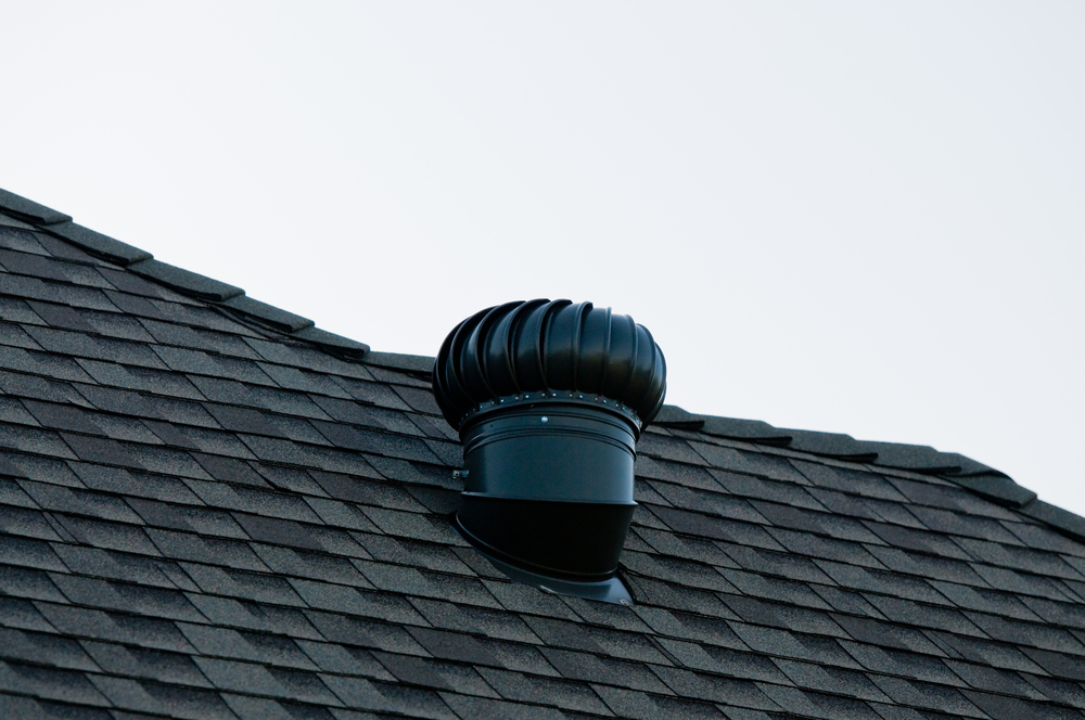 Air ventilation on top of a roof.