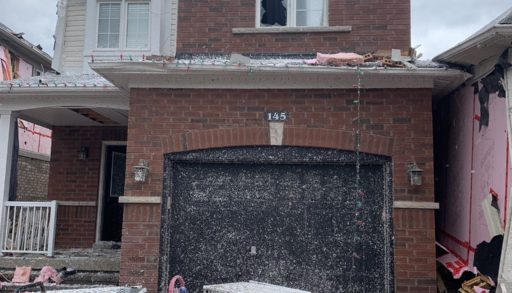 Aftermath of Barrie Tornado