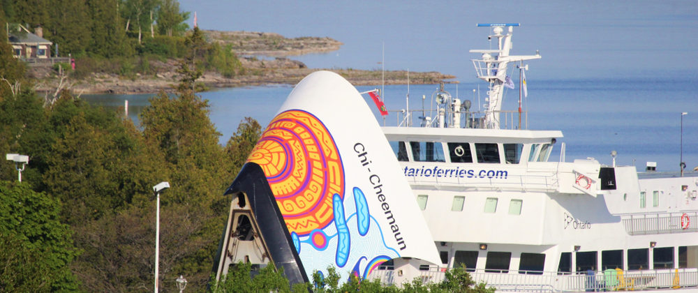 Chi-Cheemaun ferry in Tobermory