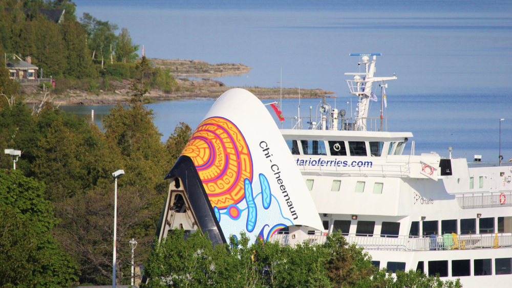 Chi-Cheemaun ferry in Tobermory