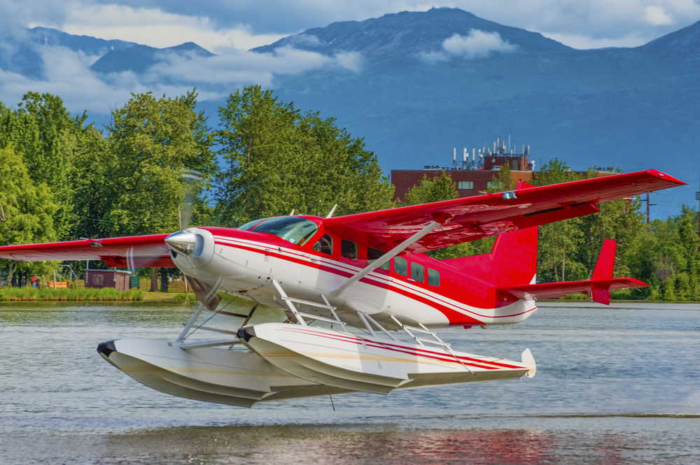 float plane landing