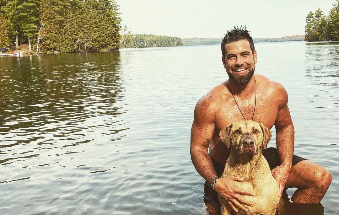 Blake Moynes and dog Koho