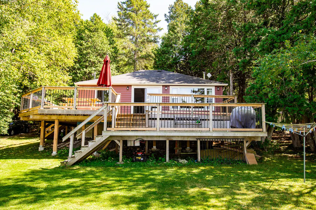 exterior of cottage