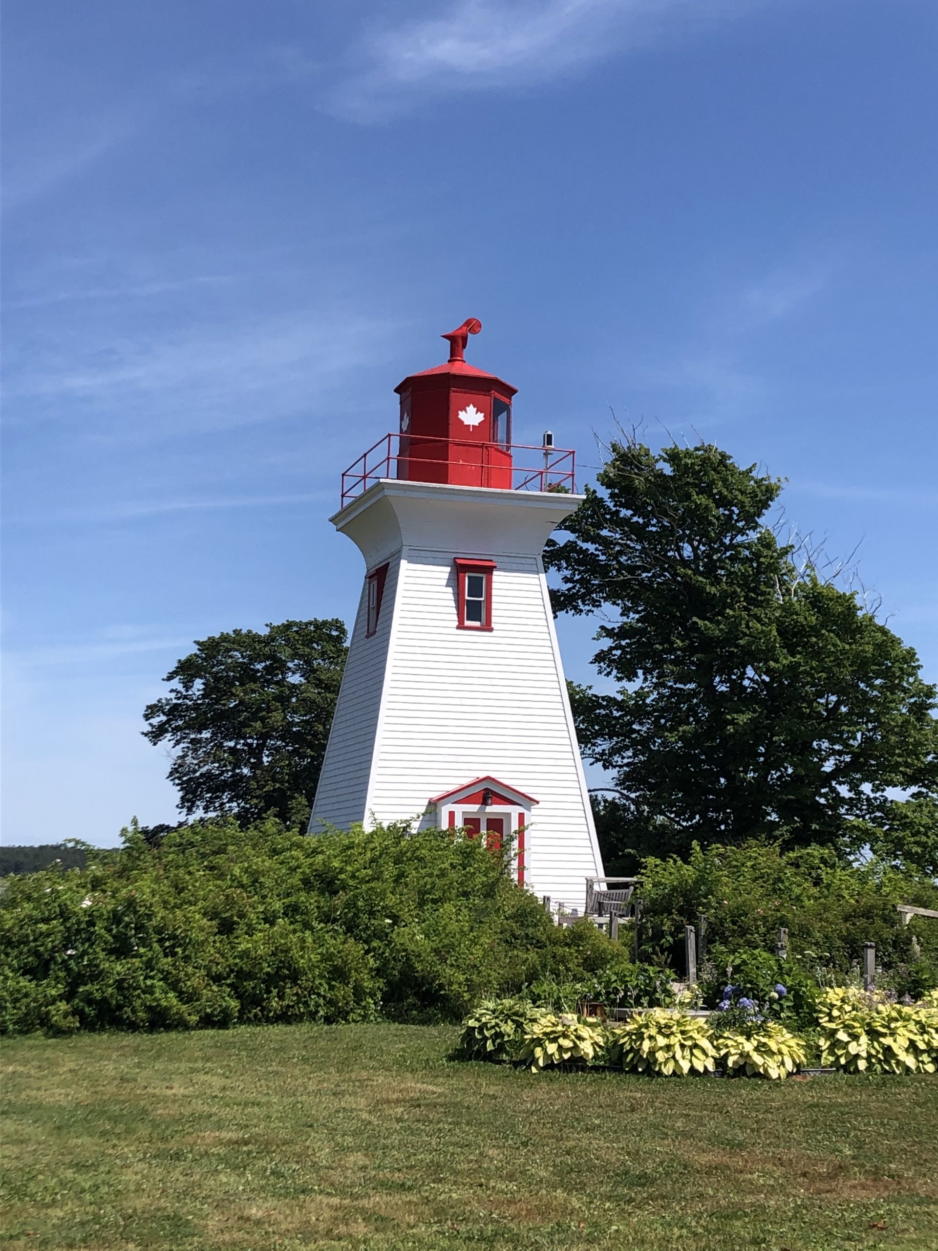 lighthouse in victoria-by-the-sea, prince edward island