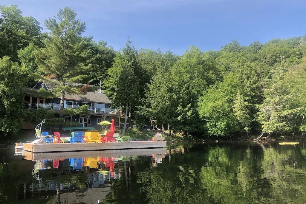 A view of the cottage's waterfront
