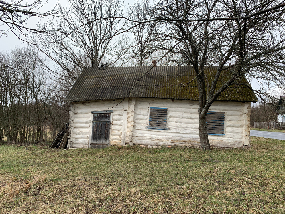 dilapidated building