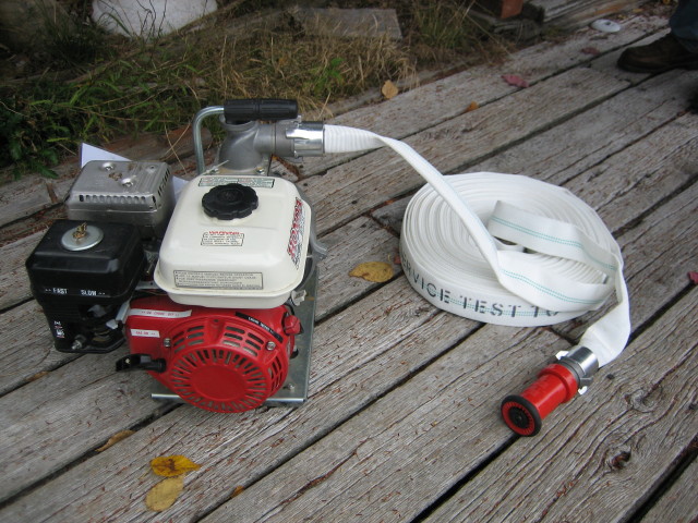 close up of equipment for fighting fires