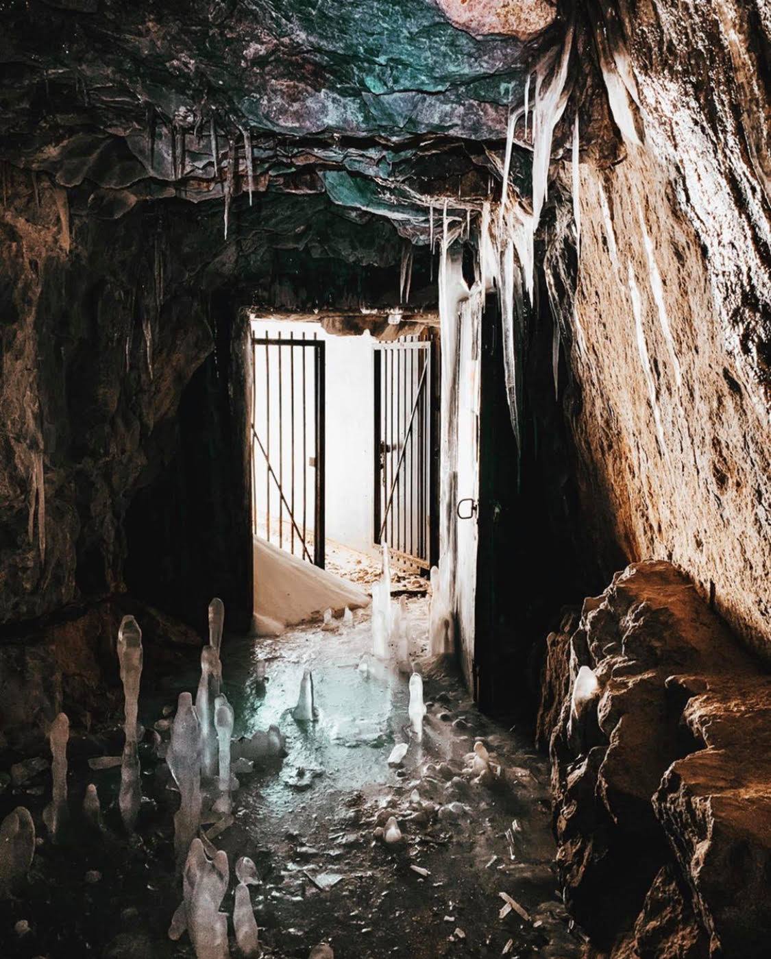 Entrance to an ice cave
