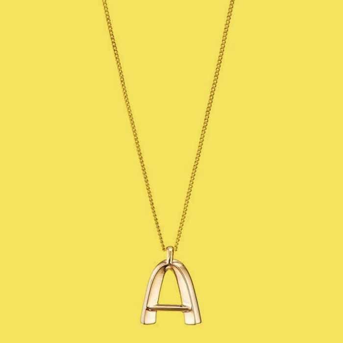 monogramed necklace