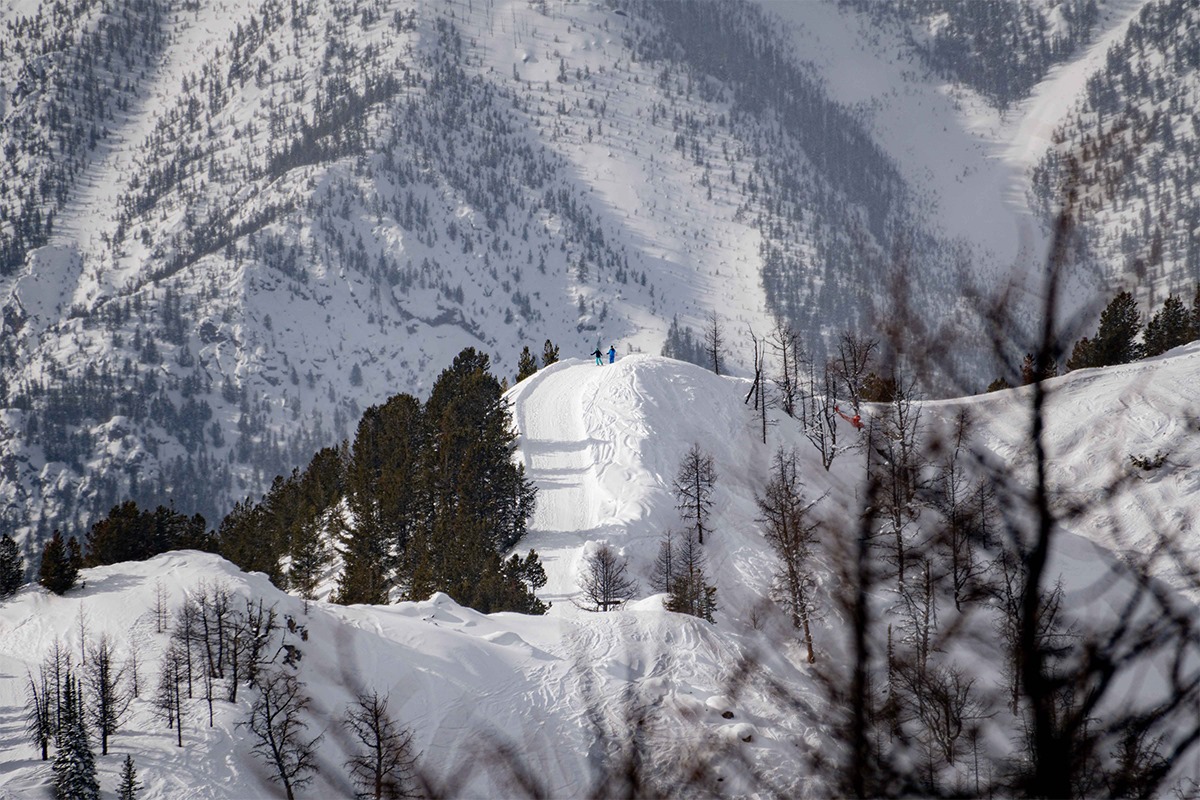 Snowy trails in Panorama Mountain Resort