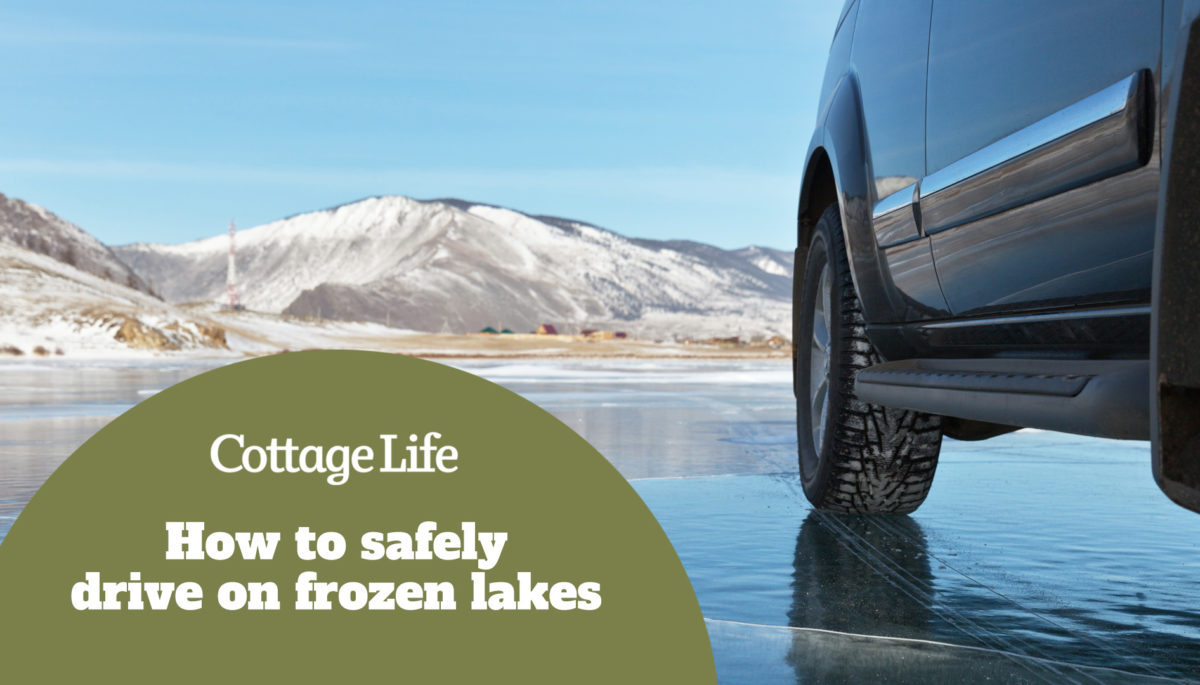 Baikal Lake. Winter travel on the ice by car