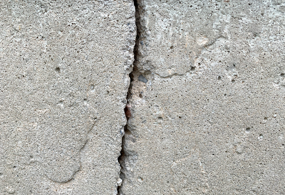 A cracked foundation