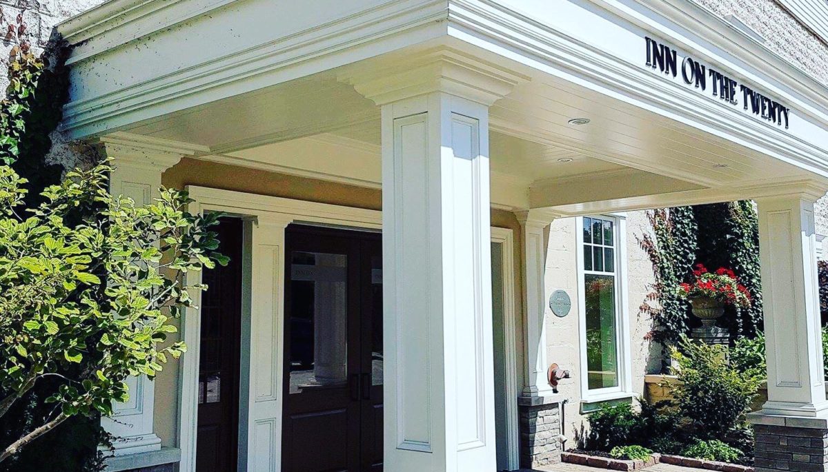 exterior shot of the inn on twenty in jordan ontario