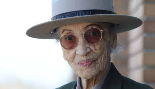 Betty Reid Soskin wearing a ranger hat